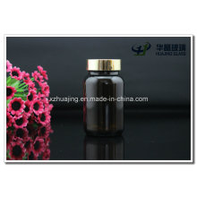 Amber 150g Pharmaceutical Glass Bottles with Aluminum Cap